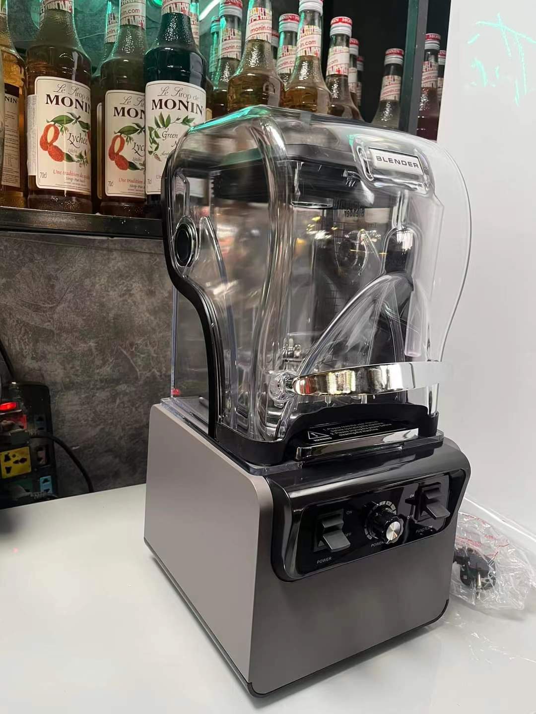 8 Speed Settings Customized Logo Commercial Blender For Smoothie Machine
