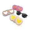 Buy cheap Portable Cartoon button eyeglasses bag Handmade PU sunglasses bag from wholesalers