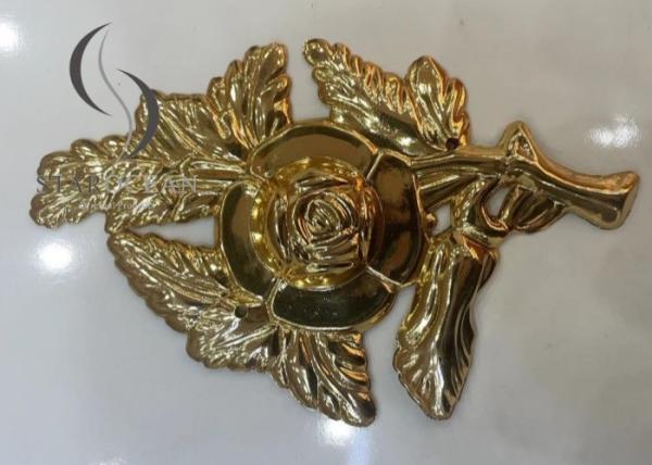 ABS Plastic Funeral Coffin Accessories Flower European Style Coffin Accessories
