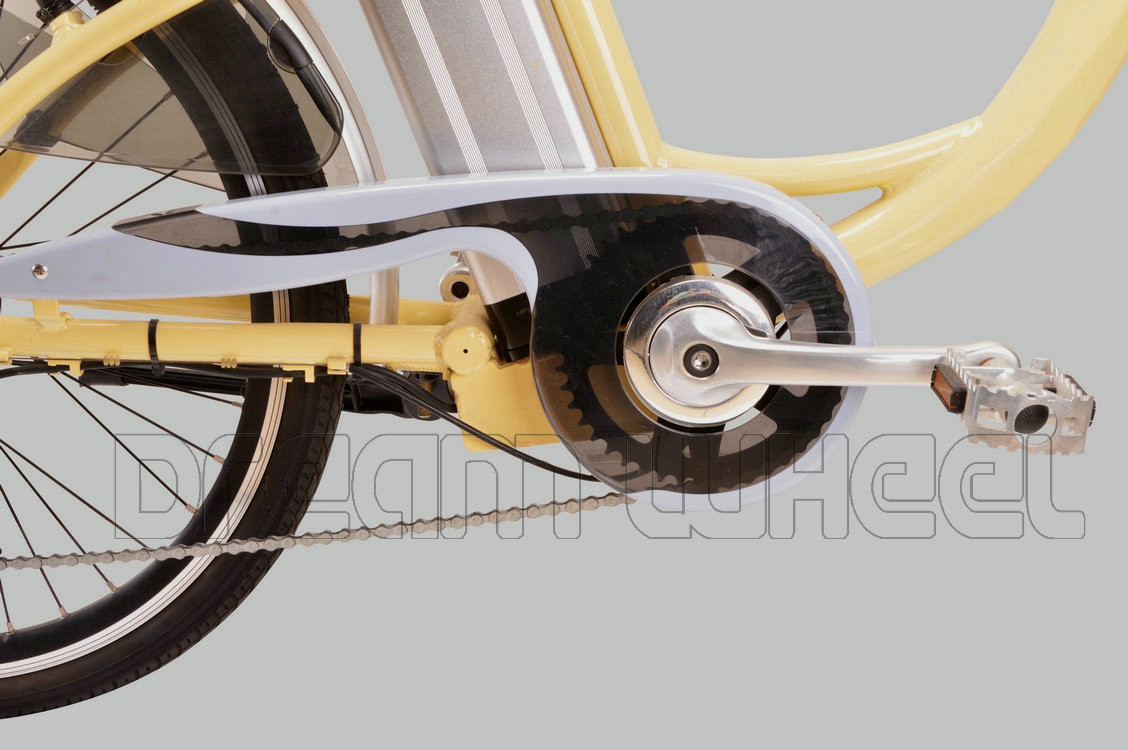 36V 250W Urban Commuting E Bike 26 Inch Aluminum Frame