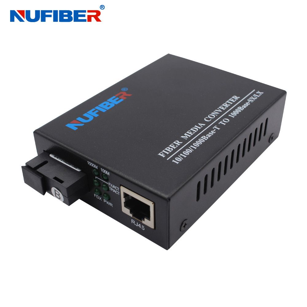 NF-C2200LX20A/B Simplex 1310 / 1550nm 20km SC Gigabit Media Converter 10/100/1000M