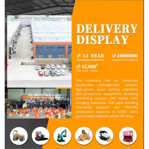 Free Shipping EPA Mini Dumper Tracked Site Dumper for Farm Work Mini Crawler Dumper Truck