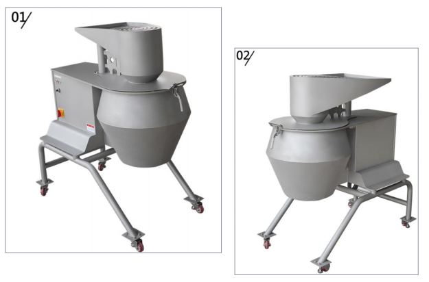 High Capacity Centrifuge Slicer For Potato Chips 16 Cutting Stations