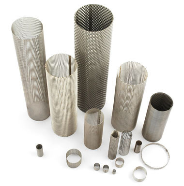 304 Stainless Steel Wire Mesh Filter Tube customized 3MM Thickness