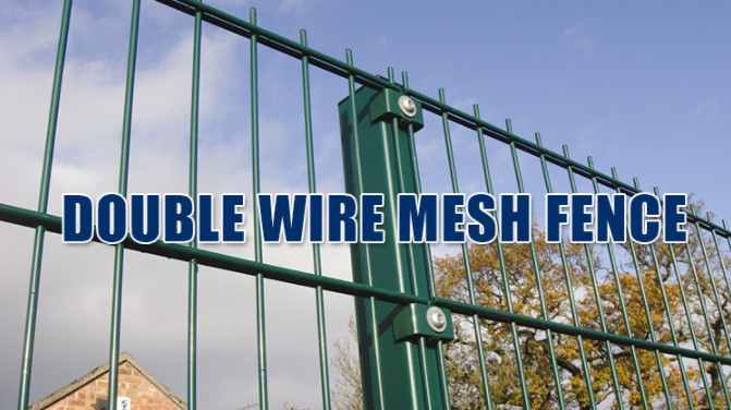 Powder Coated Grey Color 8/6/8 Double Loop Wire Fencing