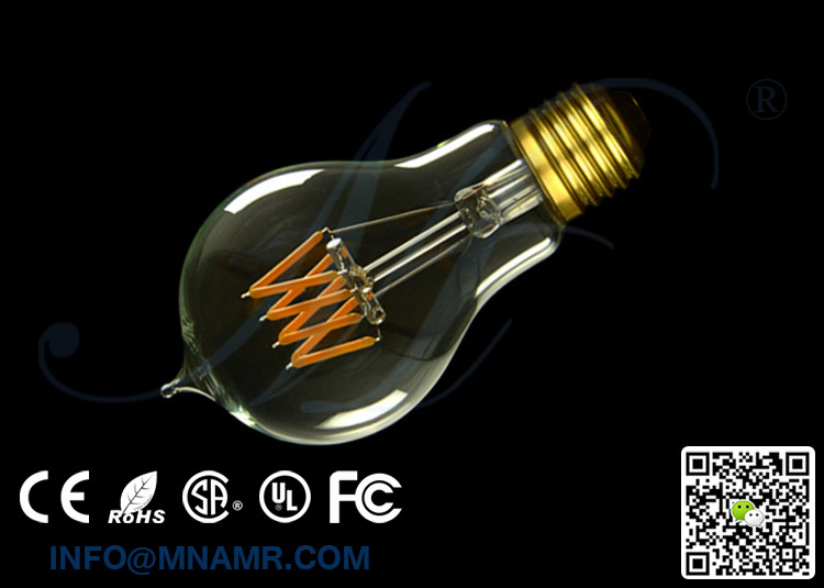 Vintage Antique Retro Style Light A19 LED Edison Bulb 4W 2700K 230VAC 25Watt Incandescent Replacement Bulbs