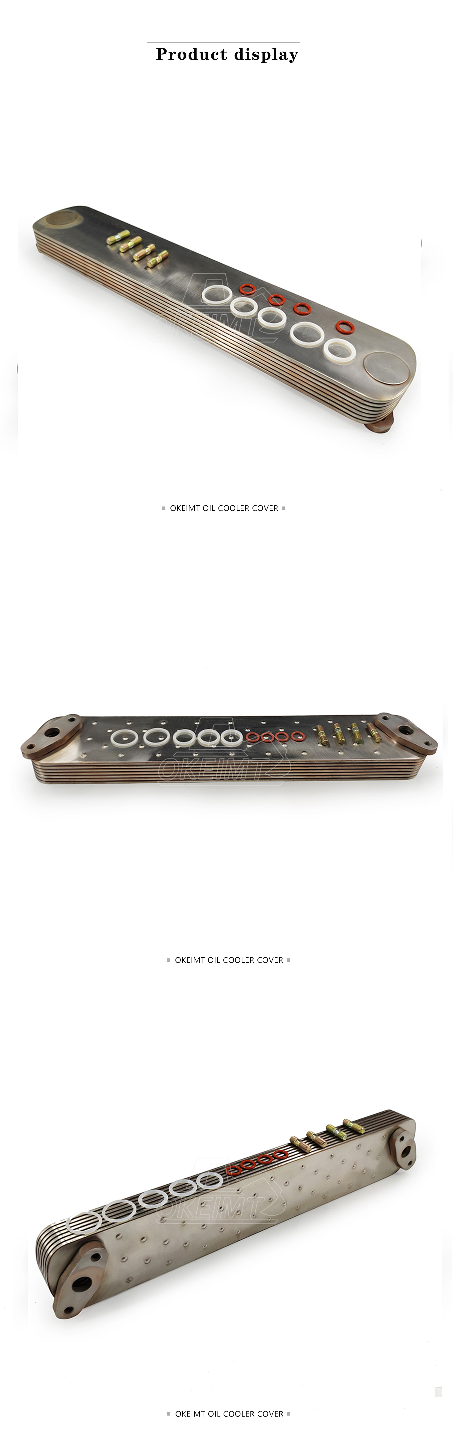 ME054110 Mitsubishi Engine Oil Cooler Core for Mitsubishi 6D22 6D24 and Kobelco SK300 SK330 SK350 SK450