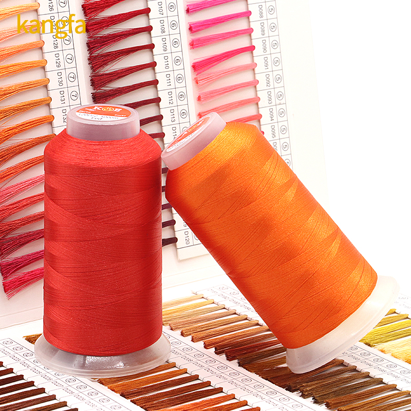 720 Colors 5000 Yard Filament Yarn Polyester/Viscose Embroidery Thread for Industrial