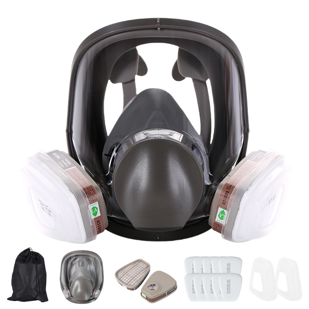 Gas Mask Spray Paint Organic Gas Dust Mask Durable TPE Activated Carbon Face Mask