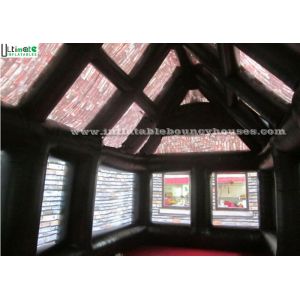 Custom Made Air Inflatable Tents , Full Printing Inflatable Pub Tent