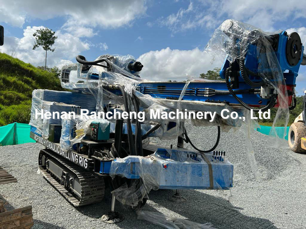 180m Depth Engineering Drilling Rig 125KW Engine Hydraulic Anchor Drilling Machine