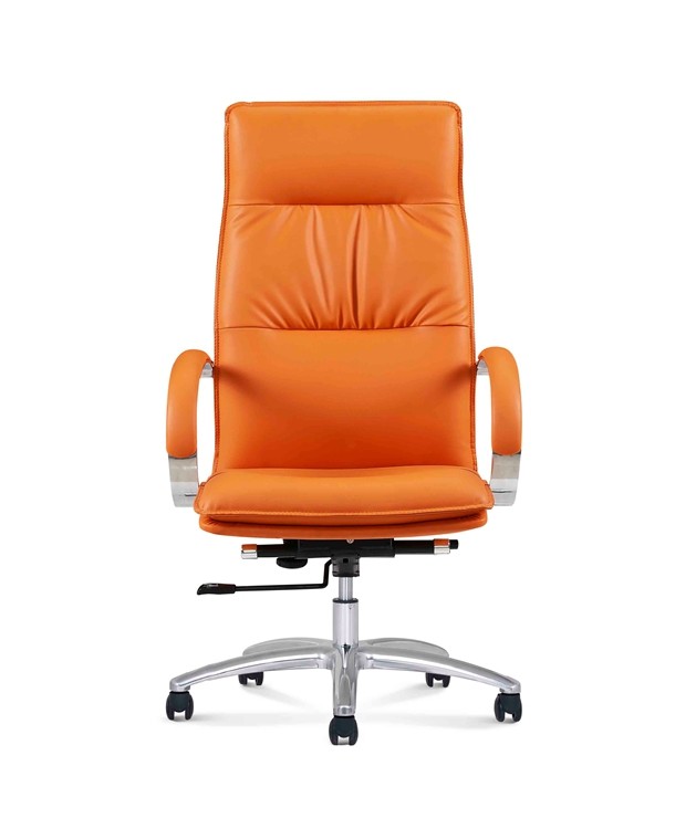 35cm Base Ergonomic Executive Leather Office Swivel Chairs 4d Adjustable Nylon Caster