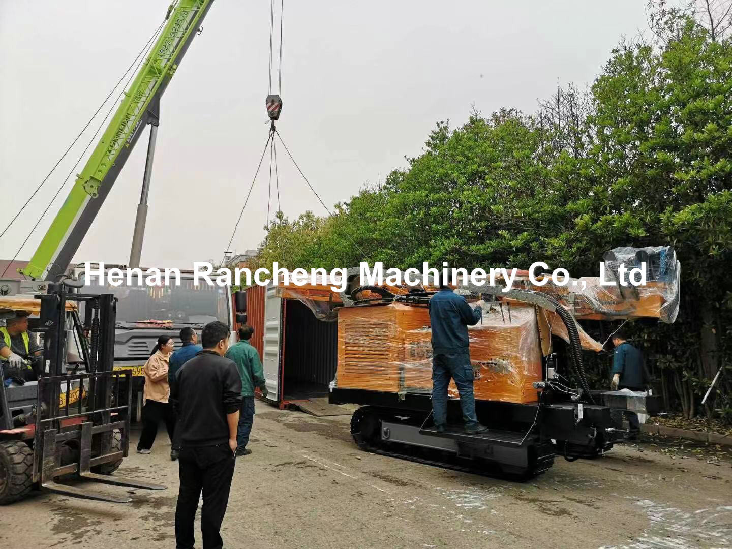 RCJ500RC Hydraulic RC DTH Blasthole Drilling Rig / Reverse Circulation Drilling / Hard Rock Mining Drilling Rig