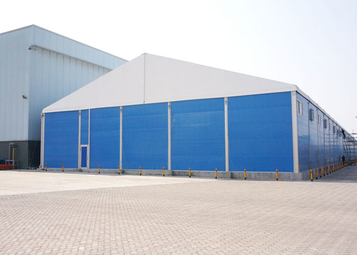 Aluminum Big White PVC Canopy 50m Temporary Warehouse Tent