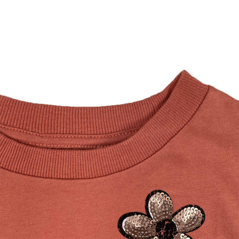Jersey Fabric Customization O-neck Cartoon Girls Fashion Cotton Tshirt Sweatshirt For Kids