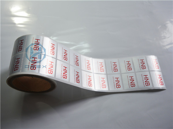 Void Open Tamper Evident Label Food Packing Self Adhesive Sticker