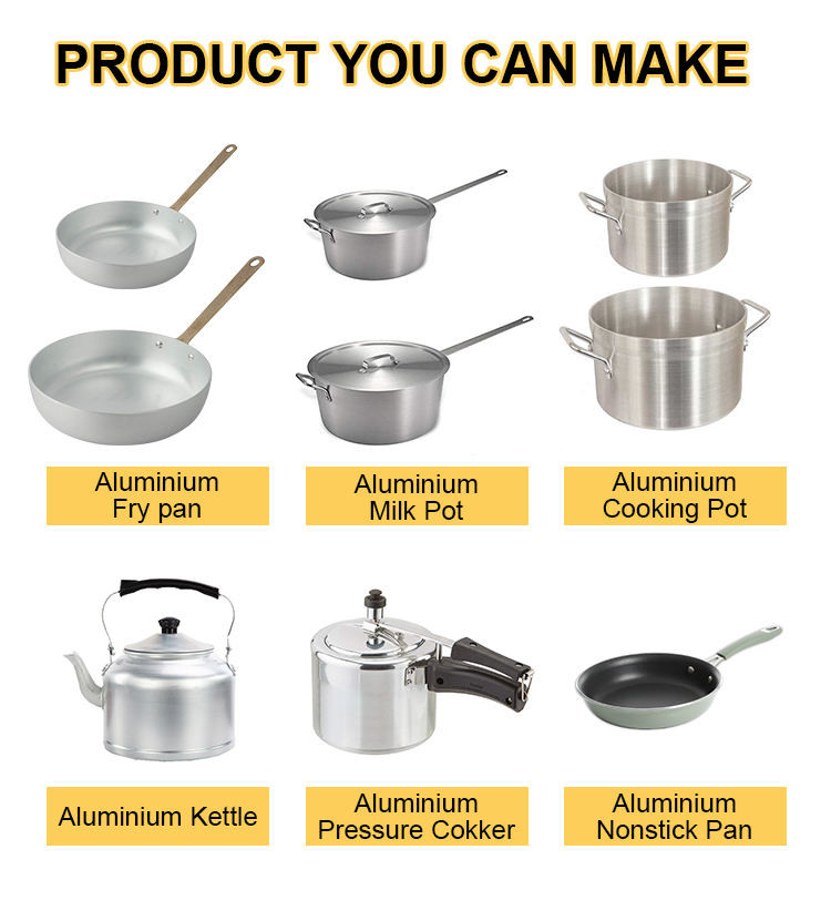 Cookware Production Line Machine For Aluminum Fry Pan Making