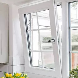 Wooden Color Double Glazed UPVC Tilt Turn Window For House European Style
