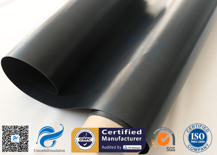 Black PTFE BBQ Grill Mat Non Stick Reusable Baking Mat 0.2mm 33 x 40cm