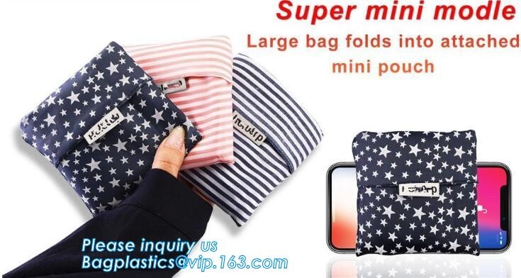 Promotion Custom Eco Friendly Sublimation Polyester Folding Shopping Bag,Promotional Sports Gym Sack Polyester Drawstrin