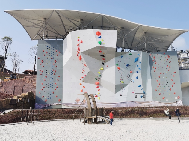 NO Inflatable Rock Climbing Wall for Outdoor in Red Yellow Blue Black Purple or Green