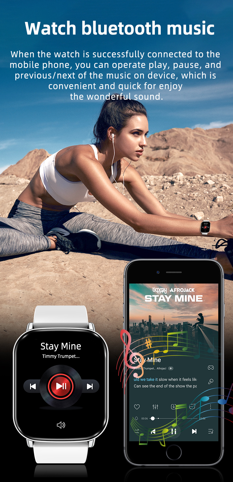 IP68 GPS Navigation Smart Watch Bluetooth Waterproof Smart Watch TFT Display