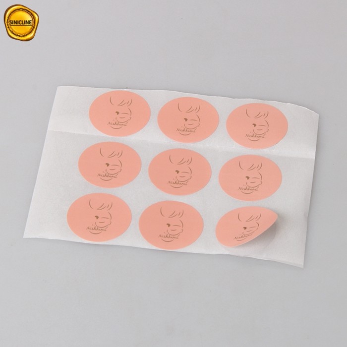 38mm Removable Round Paper Sticker Labels For Hair Extension