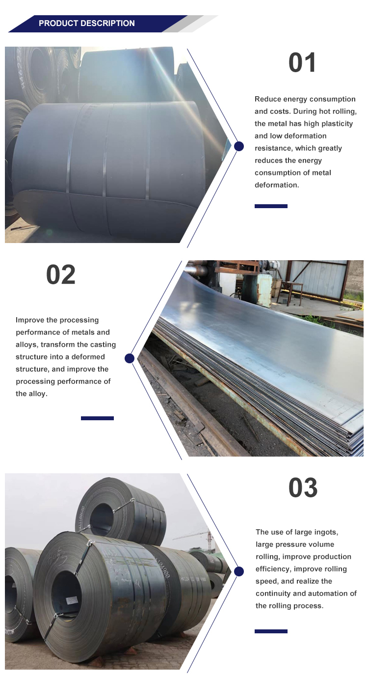 Smooth Surface Decoiling Processing Service Hot Rolled Coil Sheet 1200mm ASTM AISI Q235 Q345