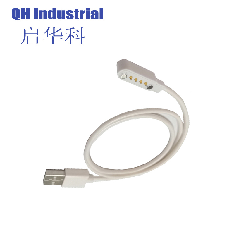 4pin 2.54mm Pitch Non-Standard For PCB Pogo Pin Connector Magnetic Connector Chile Non-Standard IDI Magnetic Pogo Pin