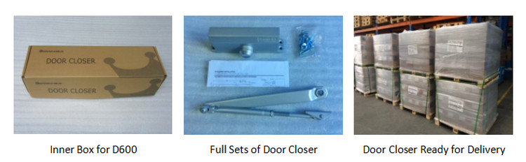 Square Overhead Residential Door Closer , Top Jamb Fire Rated Auto Door Closer