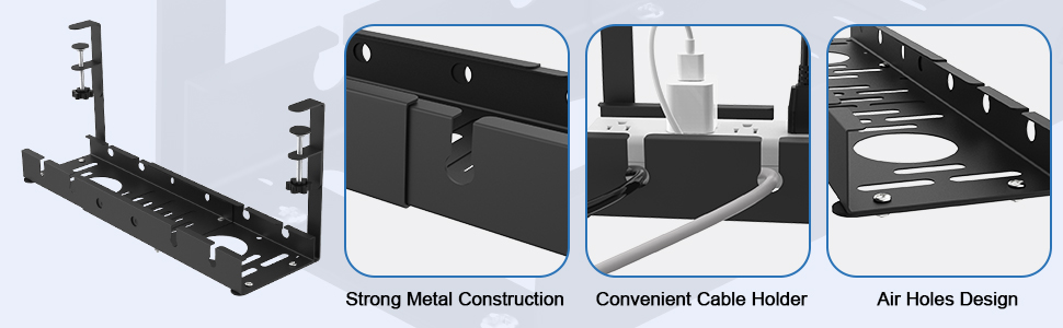 Under Desk Cable Management Retractable Cord Organizer In Offices Kitchens
