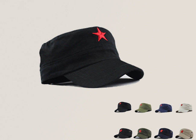 Fashion Flat Brim Custom Personalized Hats Protective 6 Panels Style For Men