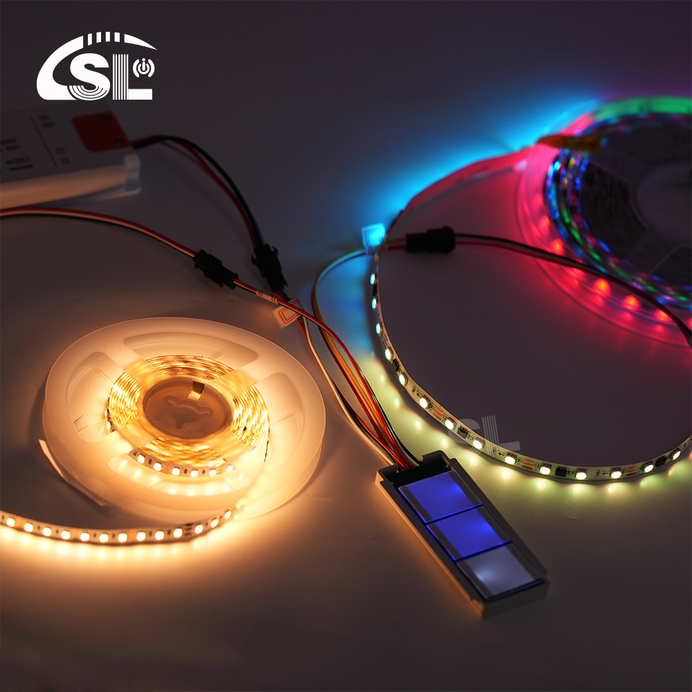Smart Multi Color 5m 10m 12v 5050 Rgb Led Pixel Strip Lights for Residential Lighting