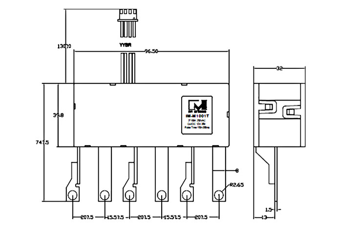 12 Volt AC Motor Magnetic Latching Relay