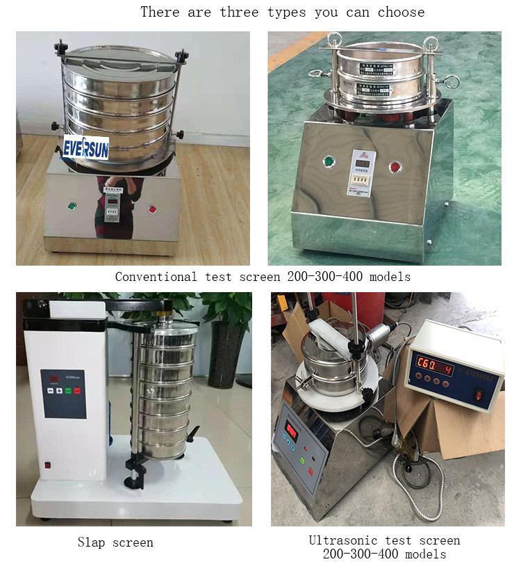 Customizable Stainless Steel Powder Vibrating Screen Machine For Laboratory Test