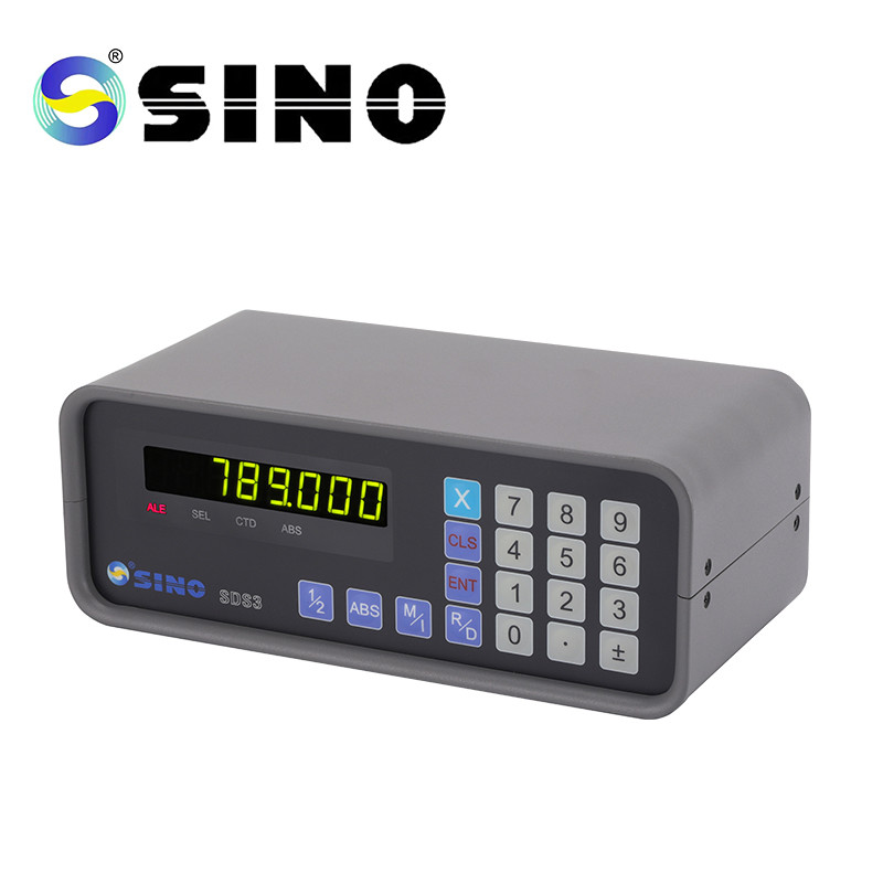 SINO DRO Single Axis SDS3-1 Digital Readout System Glass Linear Scale For Mill Lathe Square Wave TTL