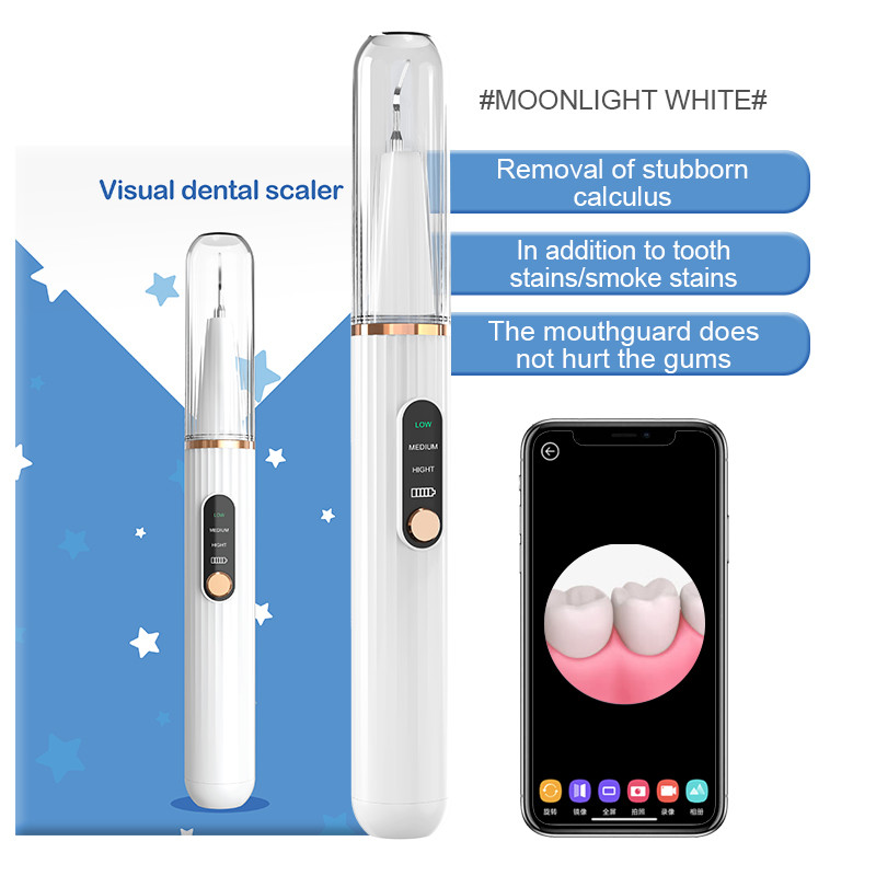 Wifi Visible Plaque Remover Ultrasonic Electric Tooth Cleaner With Camera Dental Calculus Removal