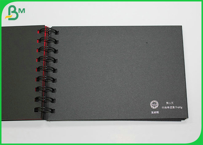 Recyclable Black Cardboard Roll For Name Card Smooth  Printing 300g 350g 