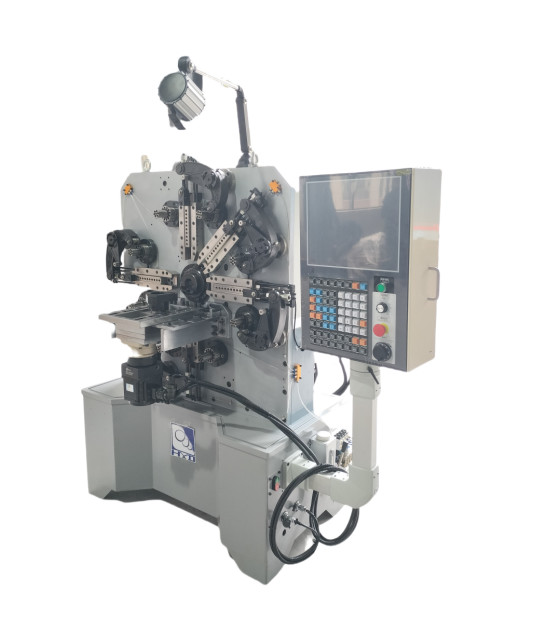 Cam CNC Spring Making Machine 1.0-4.0mm Spring Winding Machine With Sanyo Servo Motor