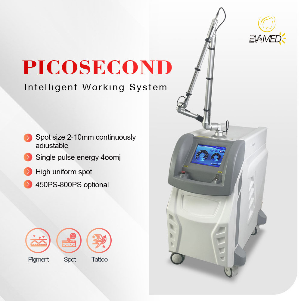 600ps Pulse 400mj Picosecond Laser Machine For Skin Whitening