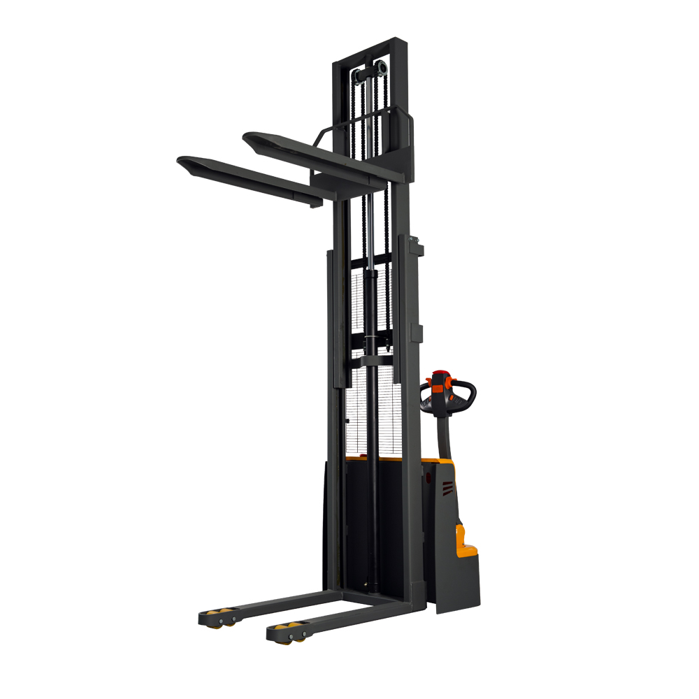 1.5 Ton Hydraulic Electric Stacker Walk Behind Pallet Stacker 24V battery Electric Forklift 3m Lifting Height