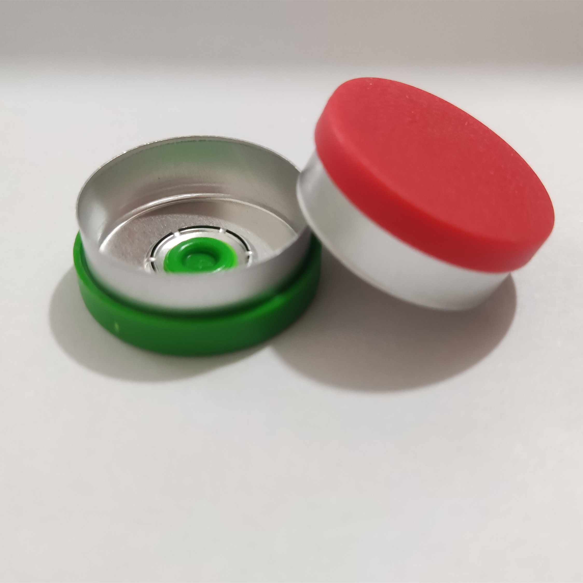 OEM ODM Aluminum Plastic Cap 13mm Flip Off Seals For Insulin Bottle