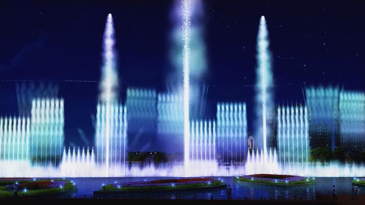 Waterscape music stainless fountain with dancing show