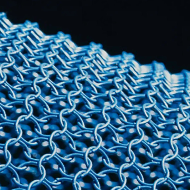 JDW Polished Stainless Steel Chainmail Curtain Electroplated For Decorative