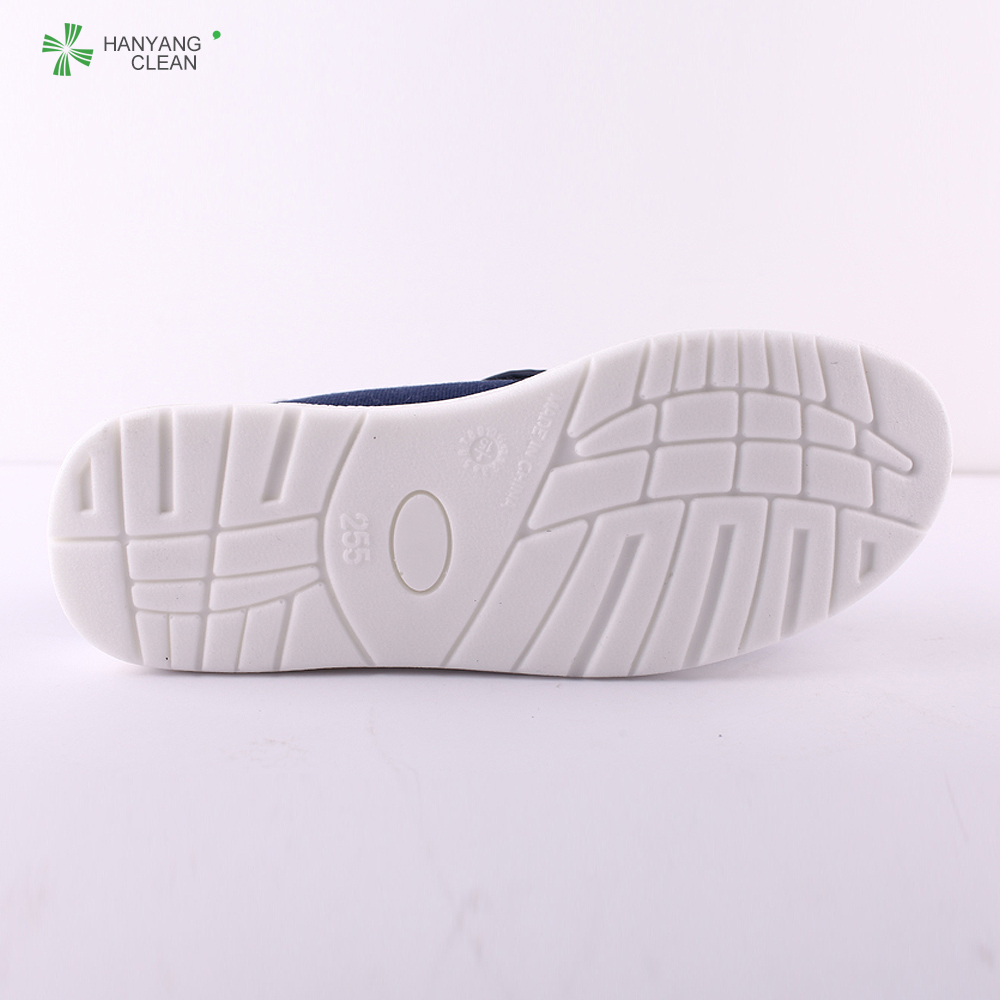 Anti static esd pu cotton class 8 clean room requirements shoes china