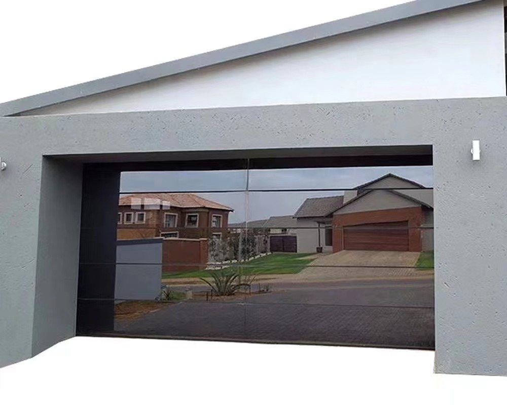 Sectional Electric Garage Doors Full View Aluminum Glass Garage Doors Sample Available