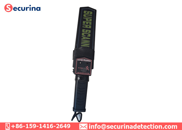 Vibration Alarm Handheld Airport Scanner , Handheld Airport Scanner