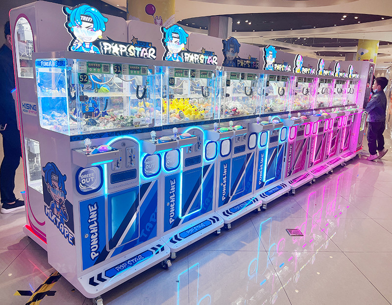 Mini Crane 2 Players Coin Operated Amusement Park Arcade Game Gift Crane Claw Machine