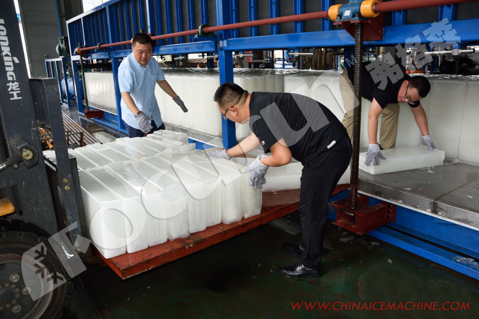 Manufacturing Plant Ice Block Maker with Cold Storage Room and Low Voltage Components