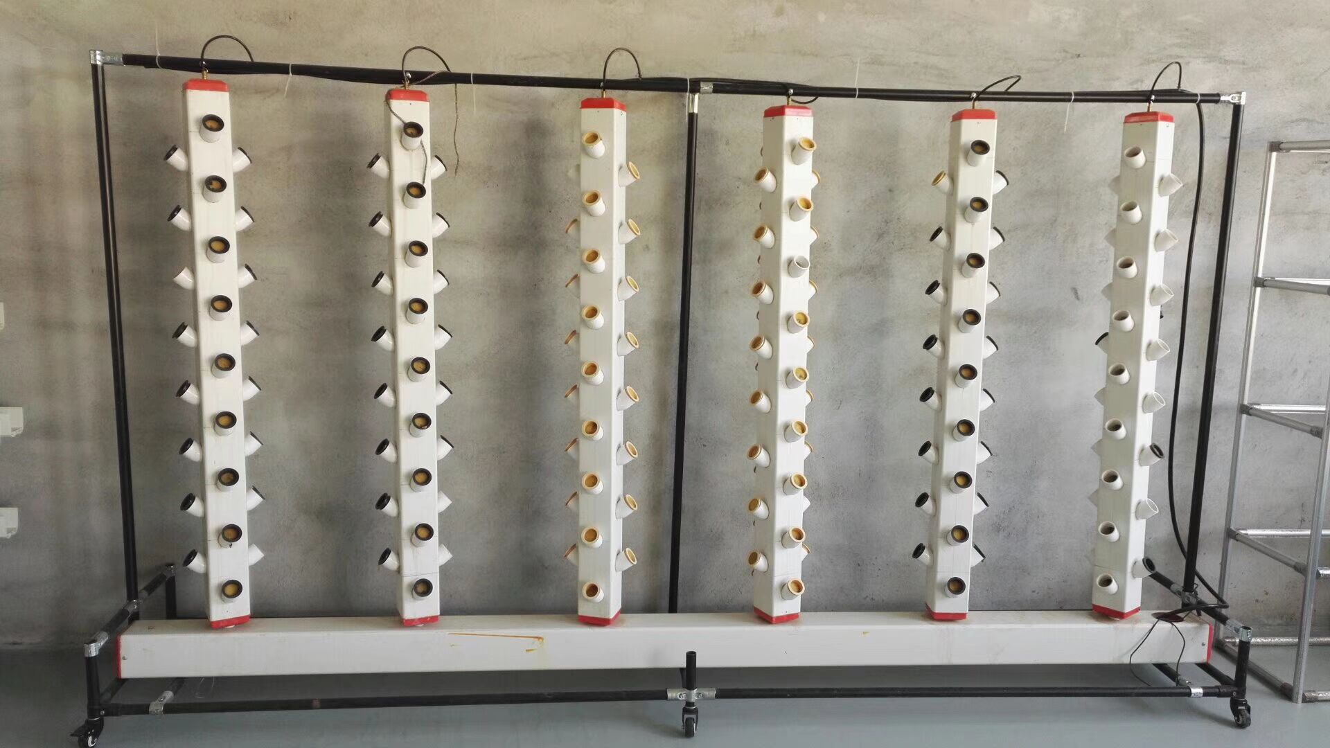 Greenhouse Aeroponic Vertical Rotary Tower Water Mist Column Cultivation